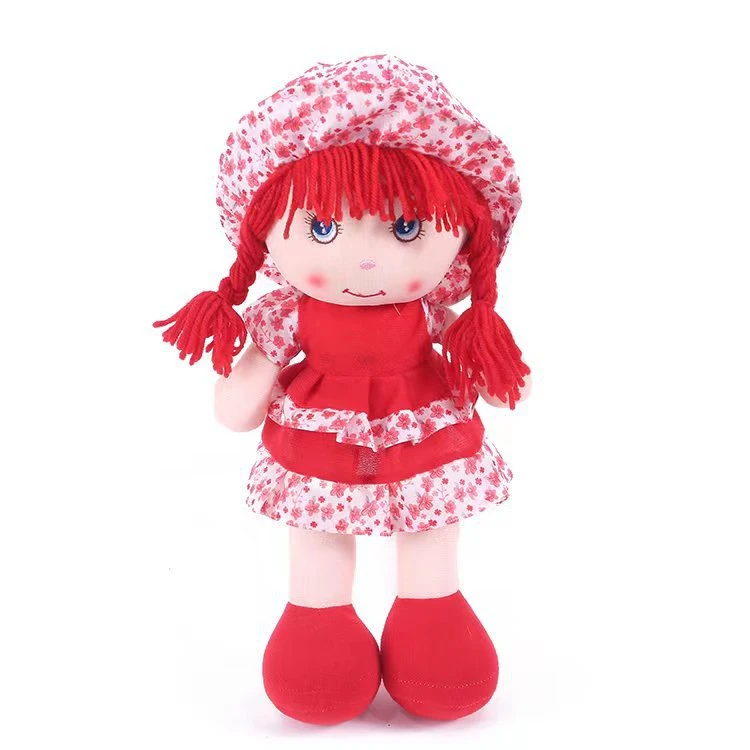 Soft Baby Dolls Stuffed Plush Toy Rag Girl Doll with CE EN71