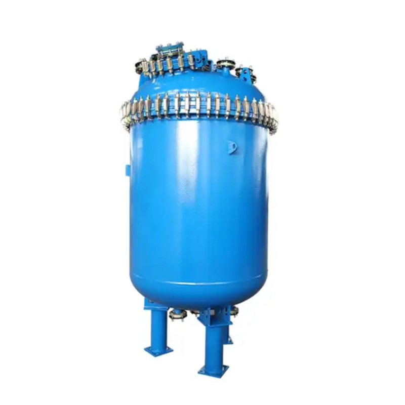 Liquid Glass Lined Mixing Tank Conical Bottom Glass Lined Reactor