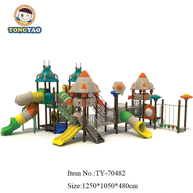 Tongyao Latest Outdoor Children Playground Plastic Equipment Slide