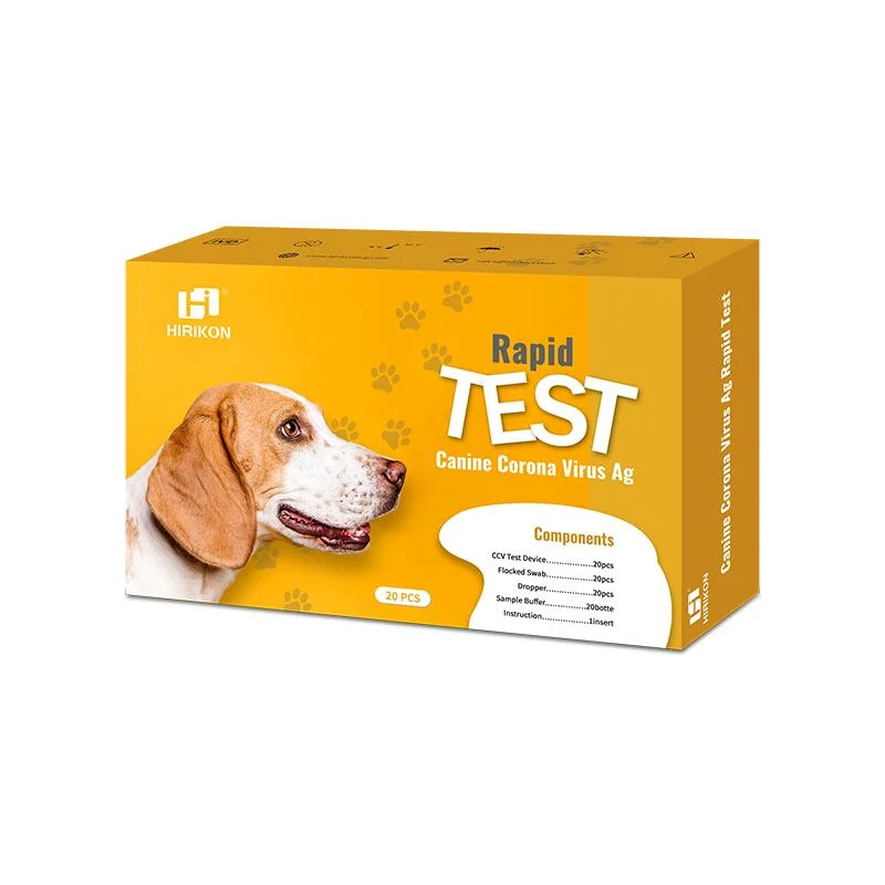 Kit de test d'antigène du virus de Coronas pour chien Hirikon rapide et facile À utiliser