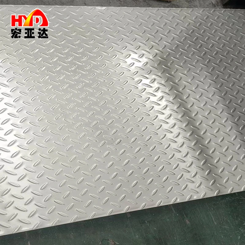 2mm Non-Slip Patterned for Anti-Slip Upstairs 304 Diamond Checkered Embossing Plate