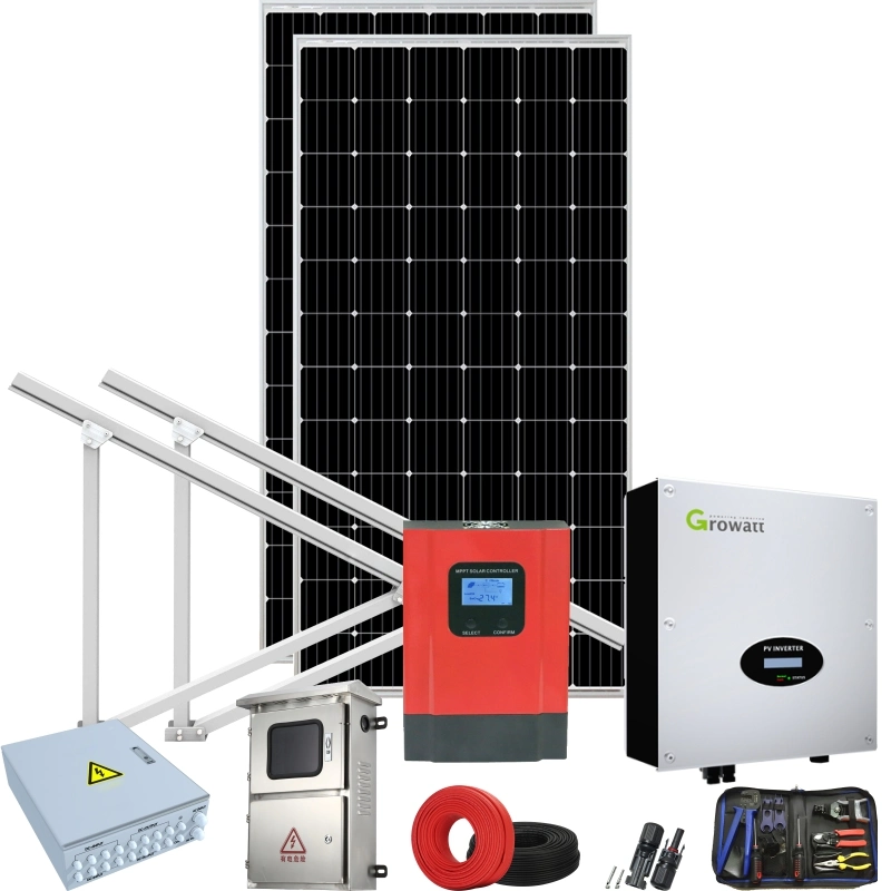 Industrial Use off Grid Solar Power System Set with Battery Bank