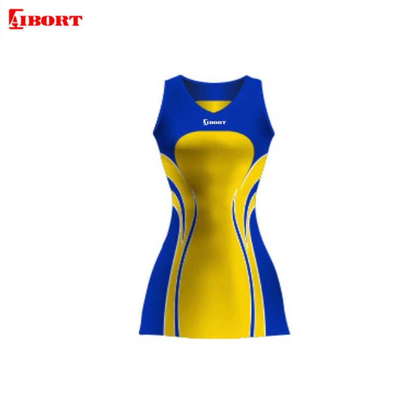 Aibort Custom Quick Dry Comfortable A Line Netball Bodysuit Dress