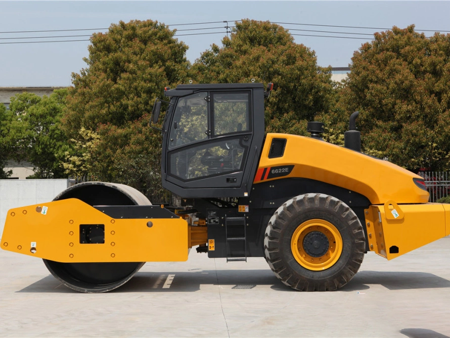 Heißer Verkauf 26ton hydraulische Road Roller Single Drum Vibrationsverdichter 6626e in Peru zum Verkauf