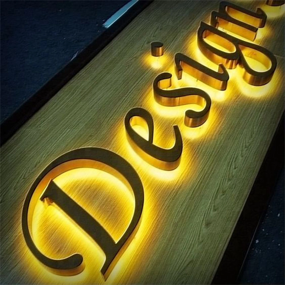 Große Qualität Kundenspezifische Leuchtende Buchstaben PVC-Beleuchtung Commercial Business Sign 3D LED Letter Acryl Zeichen