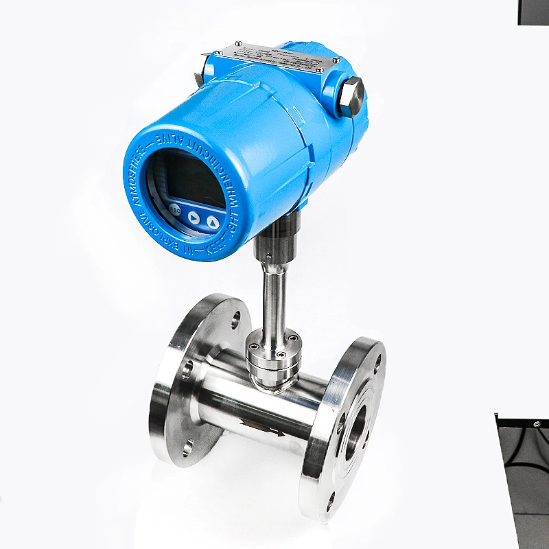 1.6 MPa Flange Type Digital Thermal Gas Mass Flow Meter for Natural Gas