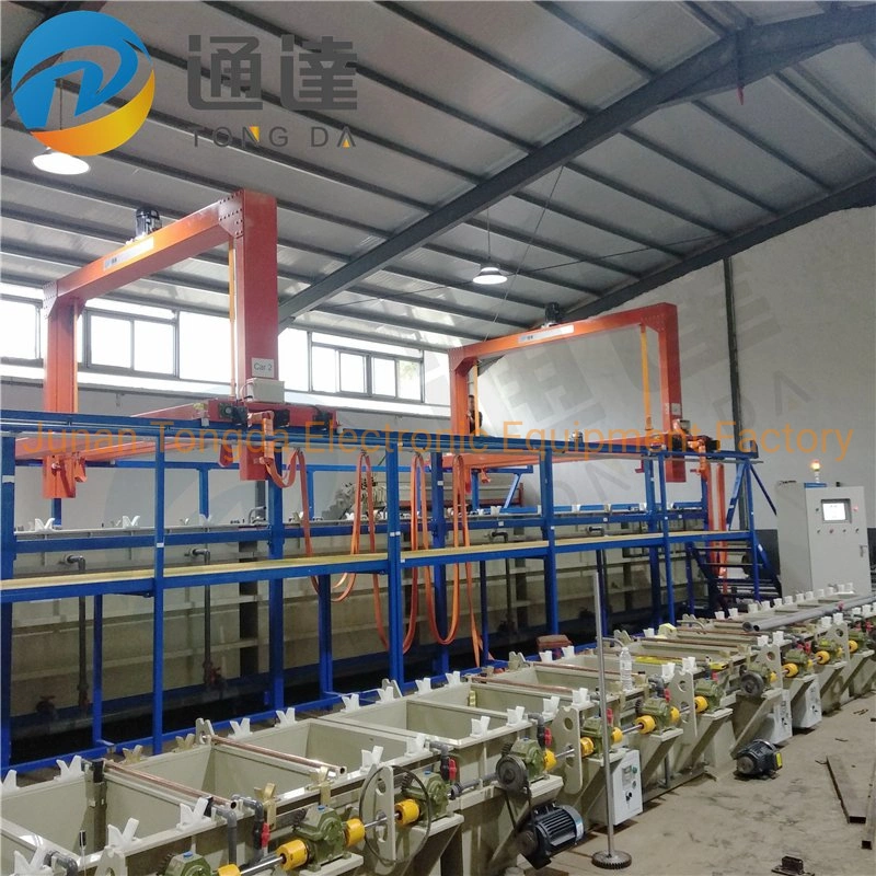 Semi-Auto Nickel Zinc Copper Electroplating Machine Hang Plating Production Equipment