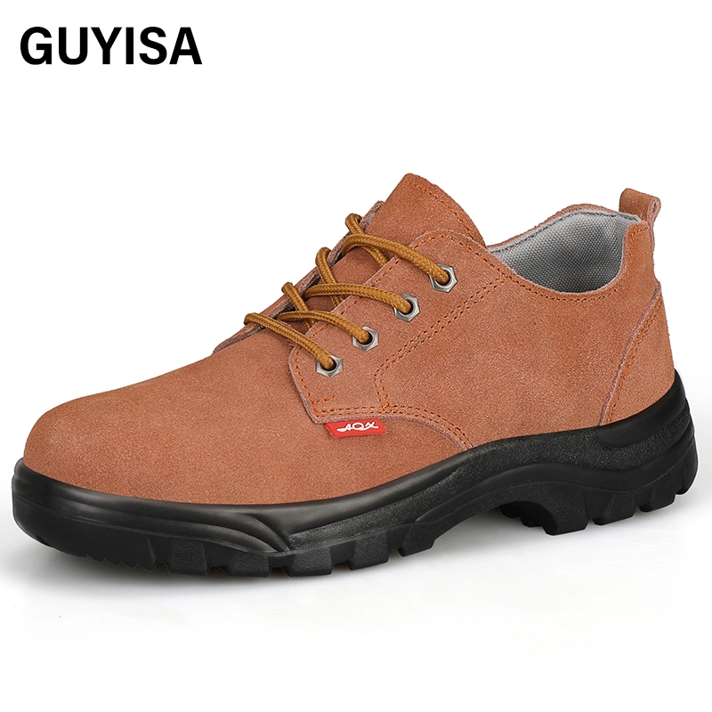 Guyisa Fashion Hot Selling Style Safety Shoes Rubber Material Non-Slip Wear-Resistant Outdoor Work