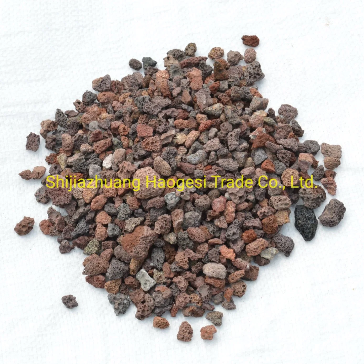 Water Treatment Soilless Matrix Grinding Filter Material Organic Fertilizer 1-2cm Lava Stone