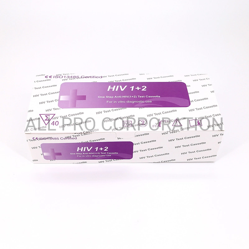 Medical Diagnostic Blood HIV Rapid Self Test Cassette or Strip Kit for Home Use