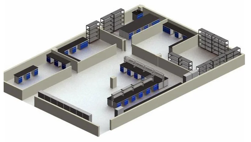 Laboratório de turnkey Design e construção do Laboratório de preparação da solução