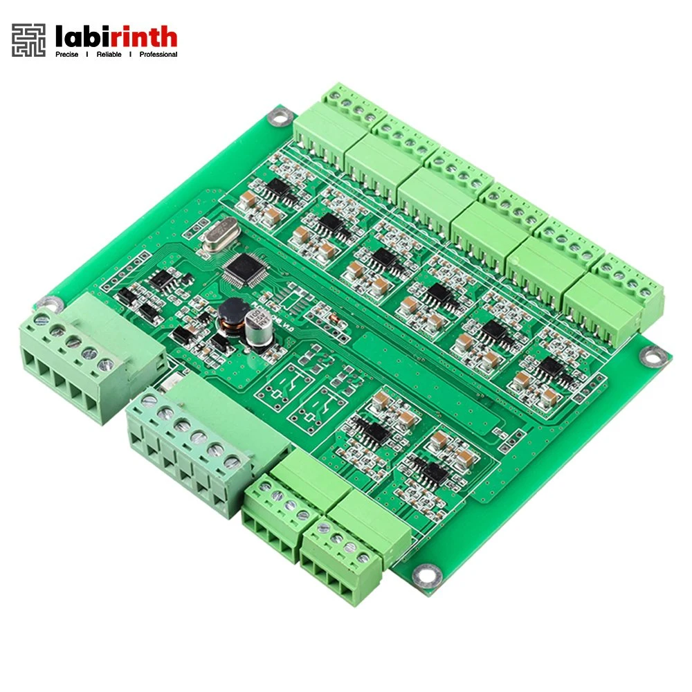 Circuito impreso PCB de 8 vías módulo transmisor digital RS485 o el puerto de comunicaciones RS232 Sensor de pesaje celda de carga