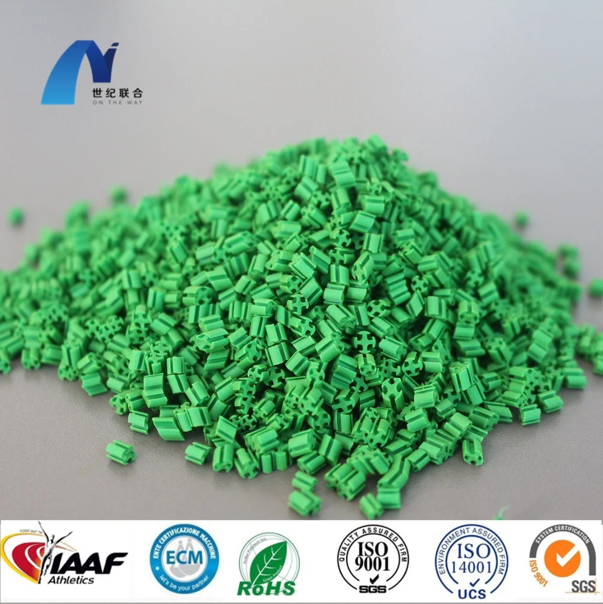 Eco-Friendly TPE Granules Courts Sports Surface Flooring Athletic Running Track