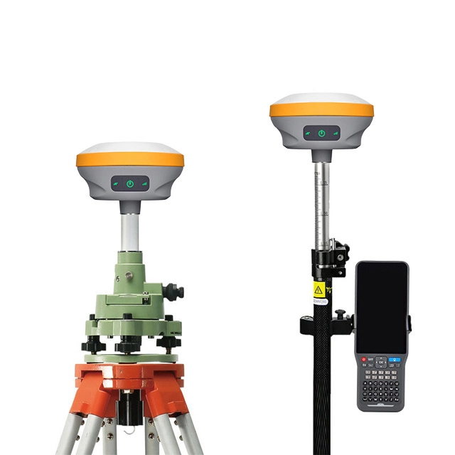 Full-Function Hi Target V200 Rtk Differential Gnss 800 Channels Land Surveying Equippment Hi-Target D8 PRO with Ihand55 Controller High Precision Base and Rover