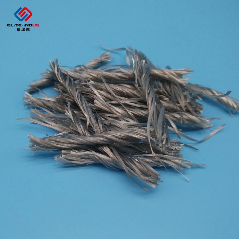 Copolymer Synthetic Macro Fiber for Pavement Flooring Civil Tunnel Minning