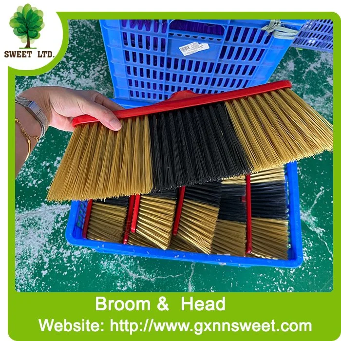 Plastic Broom Low Price Good Quality Italian Balai Brosse Scopa Brush Discount Head Outdoor Food Pet Feature Stick Eco Material
