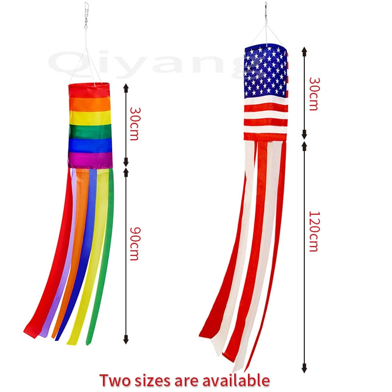 Original Factory Wind Sock Custom Any Size Manufacturer Outdoor Advertising Flags Banners Wind Sock Flag