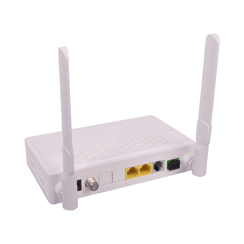 Hot Sale FTTH 1ge+1fe+Tel+CATV+WiFi 2.4G&5g Gpon Ont Dual Band AC Gpon ONU