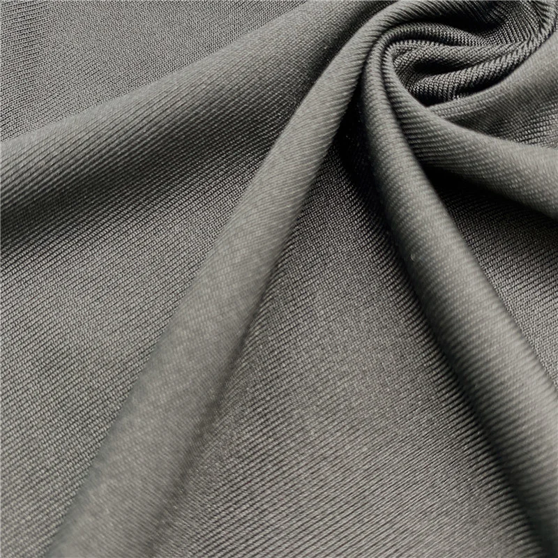 Strickmaterial Polyester Spandex Elastischer Stretch Single Jersey Stoff für Sportswear Bekleidung