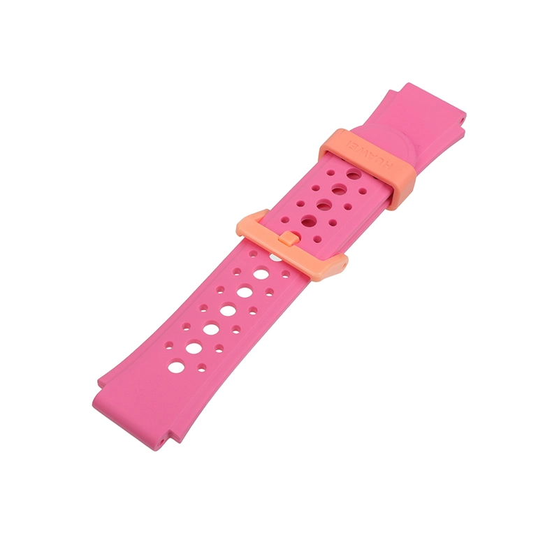 Hot Selling New Silicone Soft Rubber Waterproof and Breathable Watch Strap