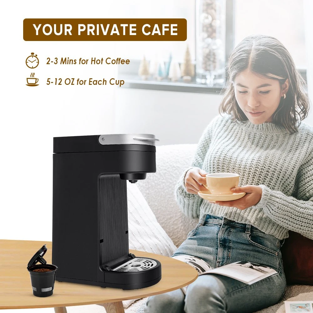 Cápsula Kcup Hot-Selling servem única máquina de café com pequeno tamanho para uso doméstico