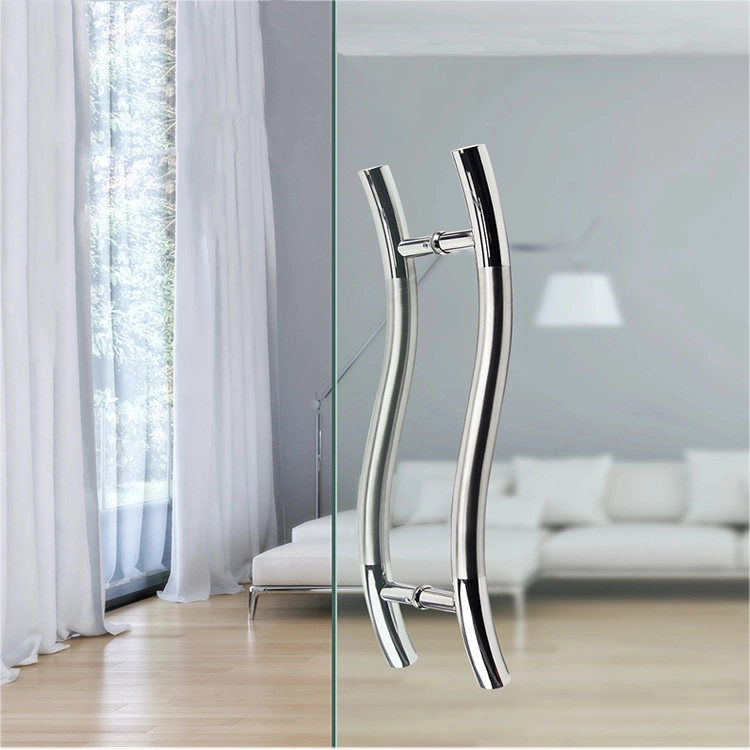 Ss Stainless Steel Pull Handle for Wood Door and Glass Door