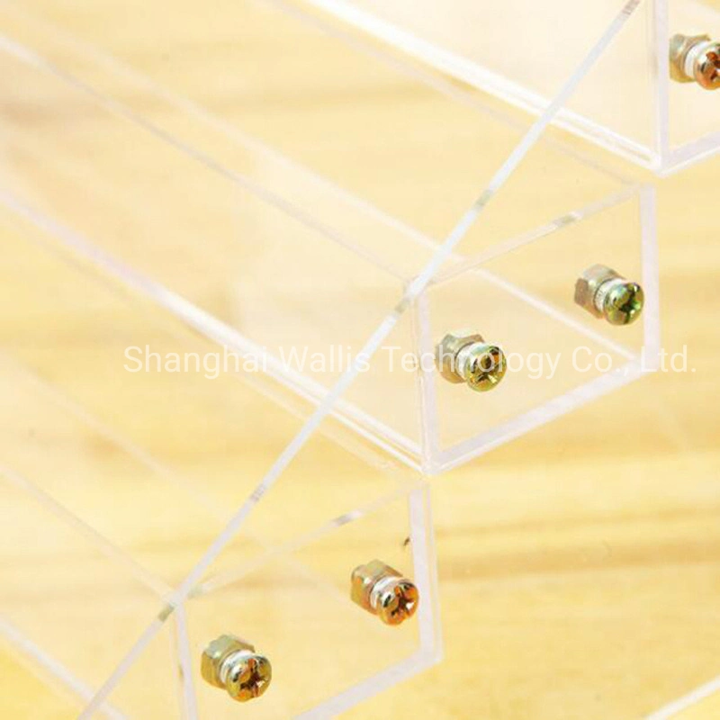 Acrylic Transparent Nail Polish Rack Disassembly 3-Layer Cosmetic Display Stand Vertical Desktop Finishing Box Storage Box