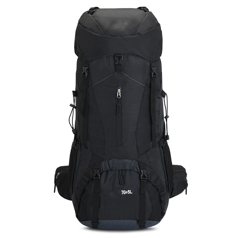 Водонепроницаемый рюкзак 75L Canvas Lightweight Hiking / Outdoor Sport Travel Суеточный пакет для скалолазания в сумке для кемпинга