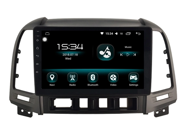 Witson Android el 11 de Car Audio Video para Hyundai 2006-2012 Santa Fe 4GB de RAM 64 GB de memoria Flash Pantalla grande en el coche reproductor de DVD