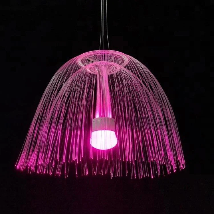 External Control Fiber Optic Christmas Decoration Lights LED RGB Jellyfish