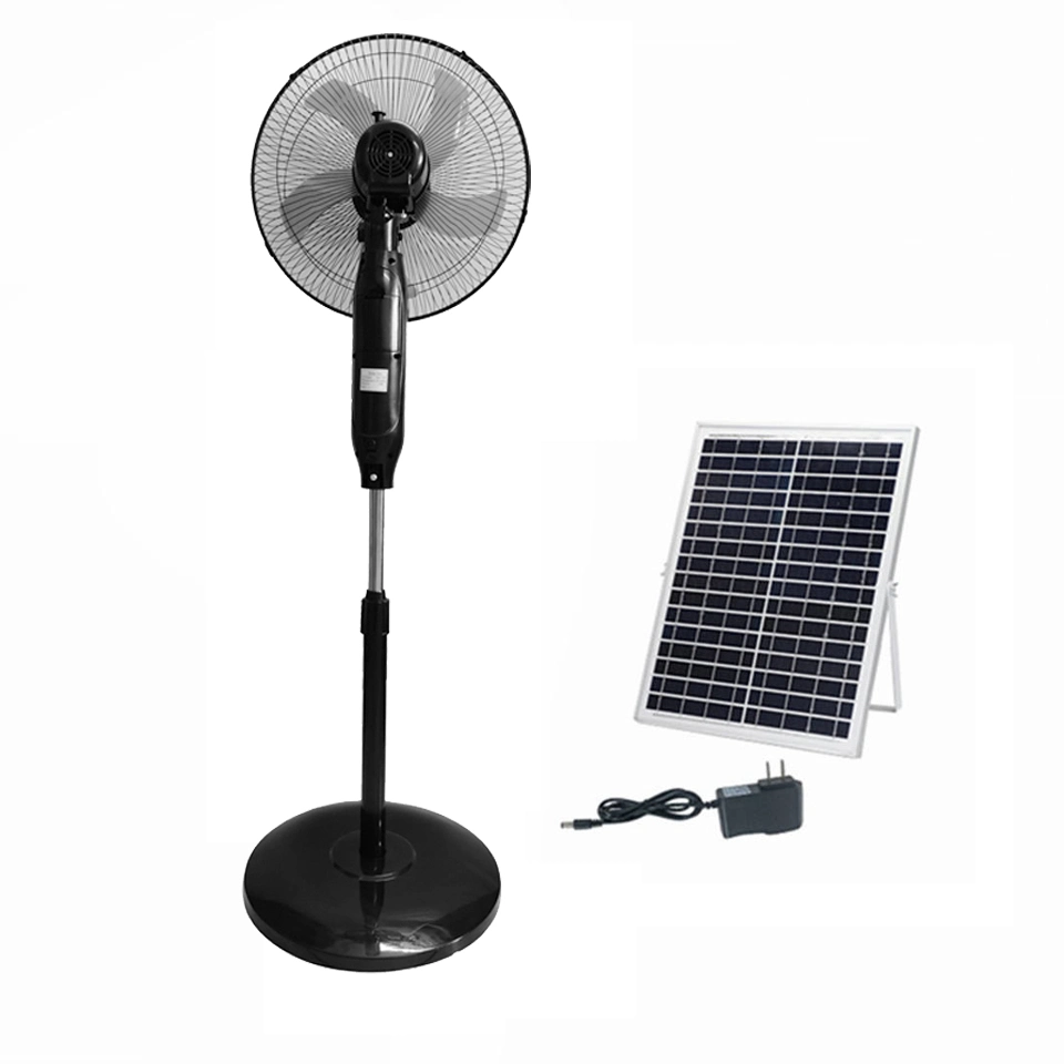 Recharger Solar Fan 16 Inch High Speed DC AC Home Remote Solar Fan