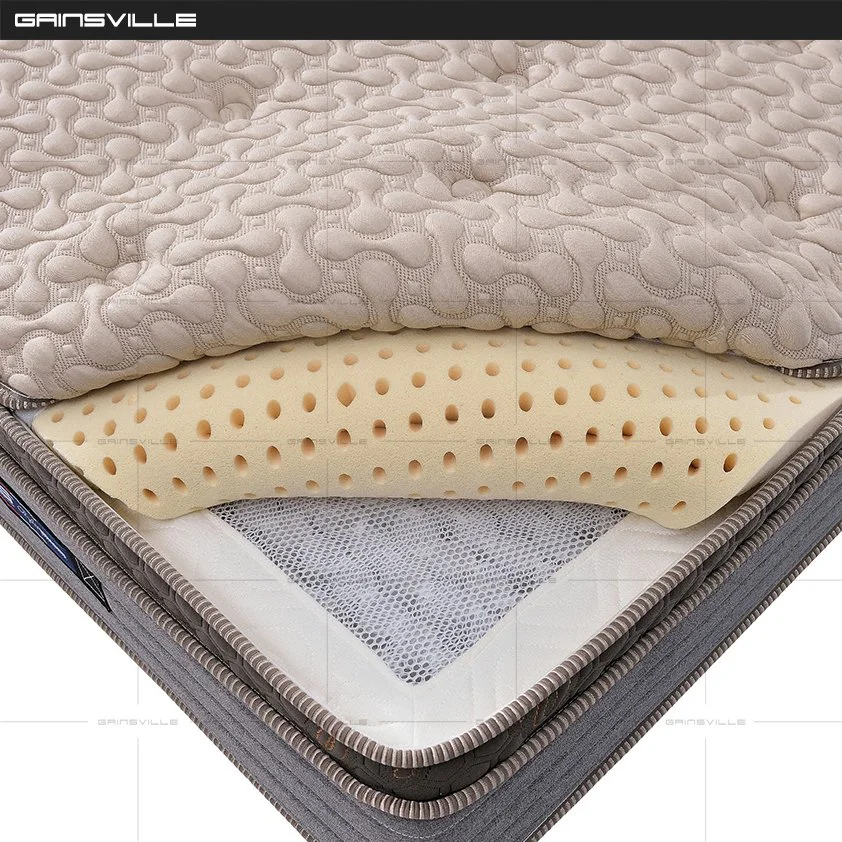 Luxury Mini Pocket Box Spring Latex Foam Double Bed Mattress for Hotel and Wholesale/Supplierr