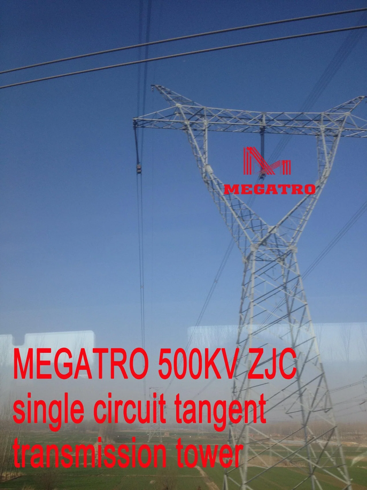 Megatro 500kv 5A3 Zjc Sc Structure en acier de suspension