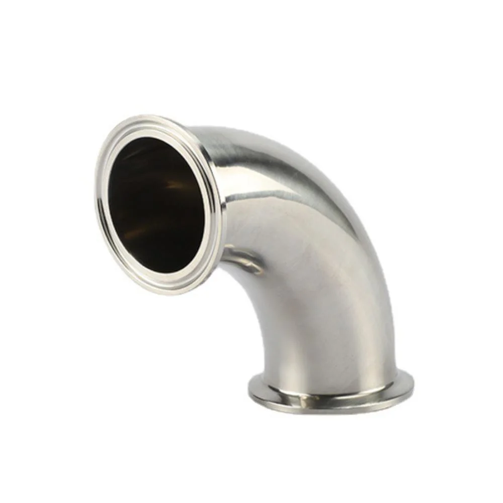 Sanitary Elbow Stainless 3 Inch Food Grade Welded Elbow Sanitary Pipe Tube Fittings for Water