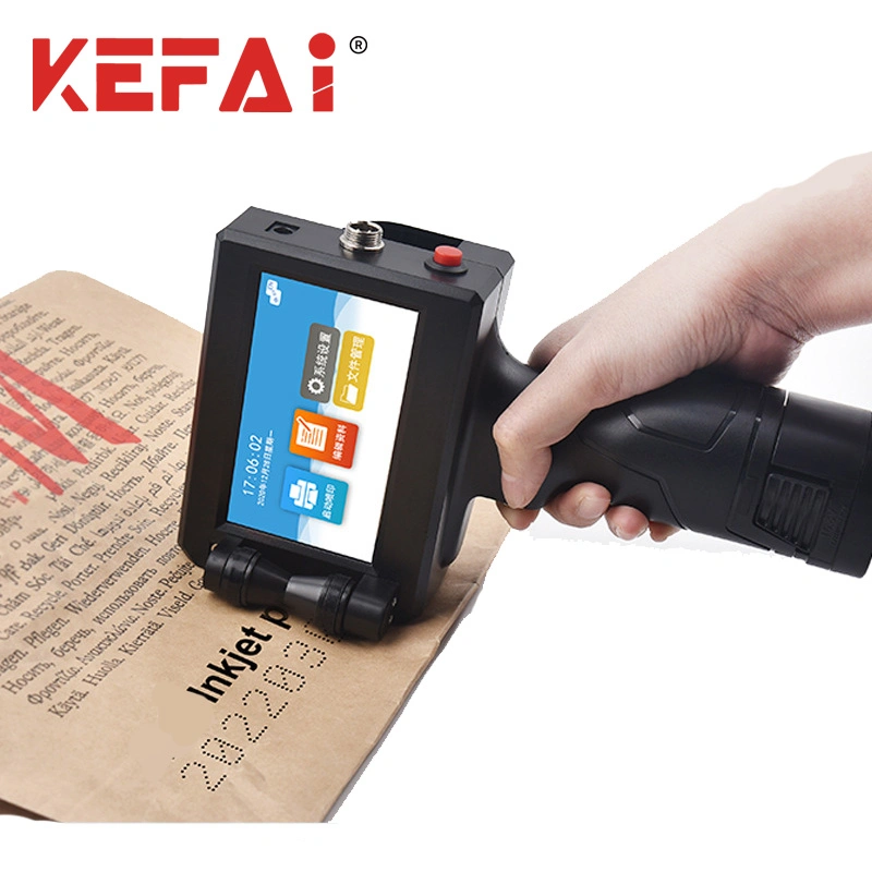 Handheld Inkjet Printing Two-Dimensional Code Barcode Label Expiration Date Bag Coding Machine