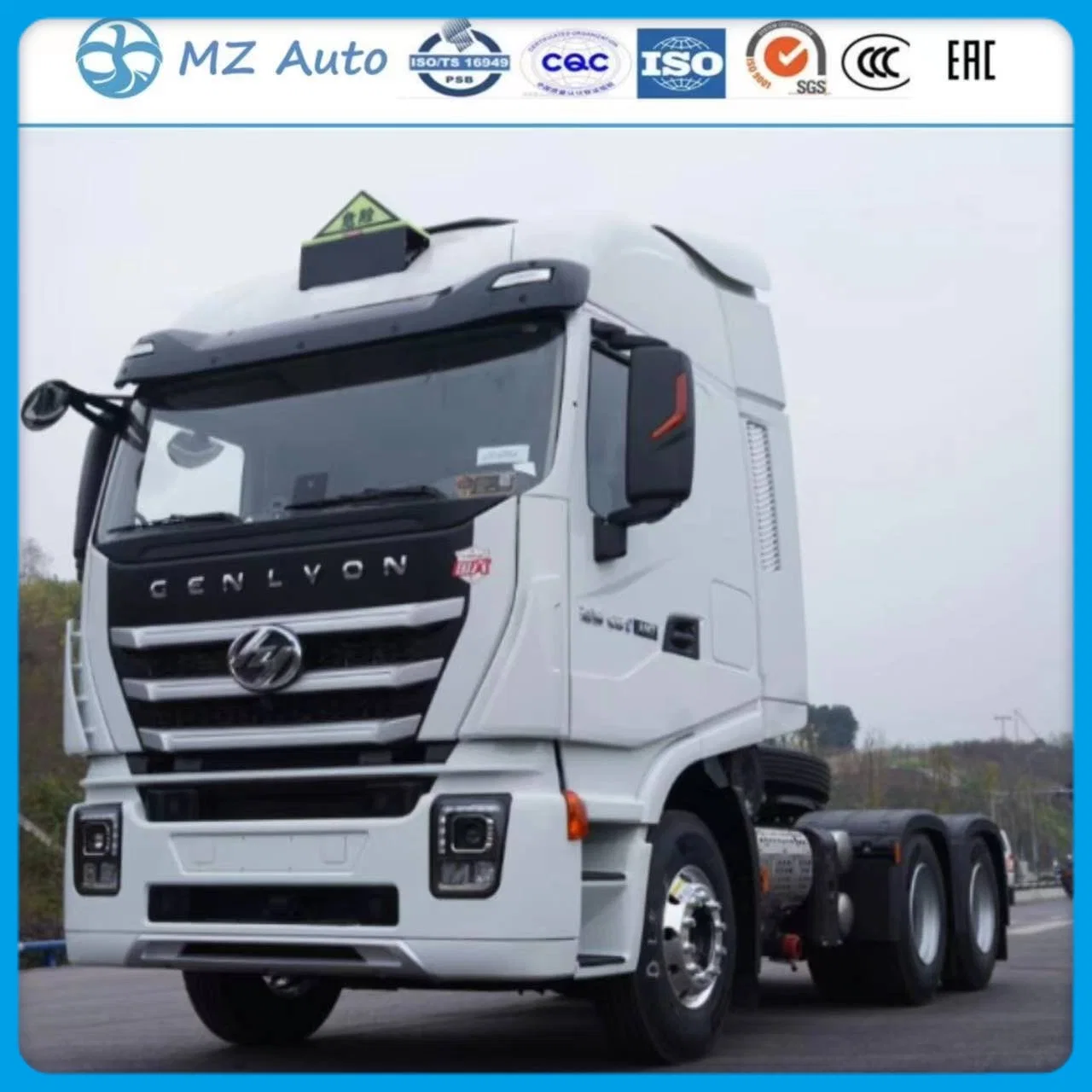 Vendas diretas de fábrica Hongyan C6e 6X4, trator de cabeça 430/460HP Euro6 I Veco Truck Transportation of Hazardous Chemicals