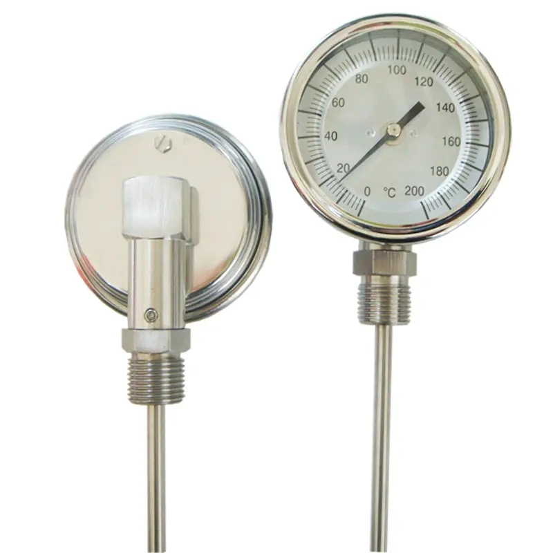 Wss IP65 Industrial Temperature Gauge Bimetal Thermometer Wss Industrial Temperature Gauge