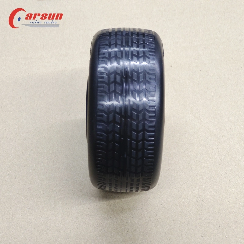 Carsun 5 Inch PA Wheel 125mm Black Nylon Wheels Caster with Anti Slip Texture