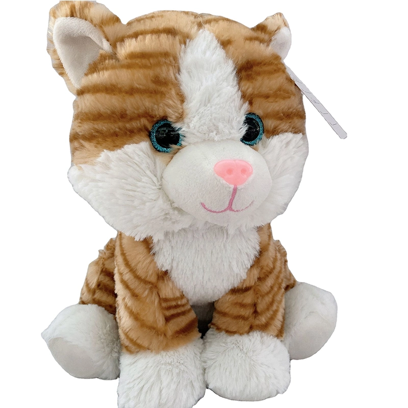 25cm Cute Ty Eyes Fluffy Soft Plush Cat Toy Kitten Stuffed Animal