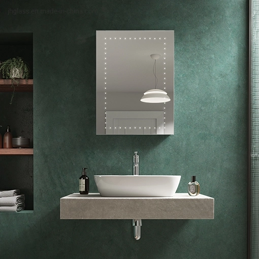 Modern Bathroom Decorative Wall Mounted LED Lighted Mirror with Infrared Sensor