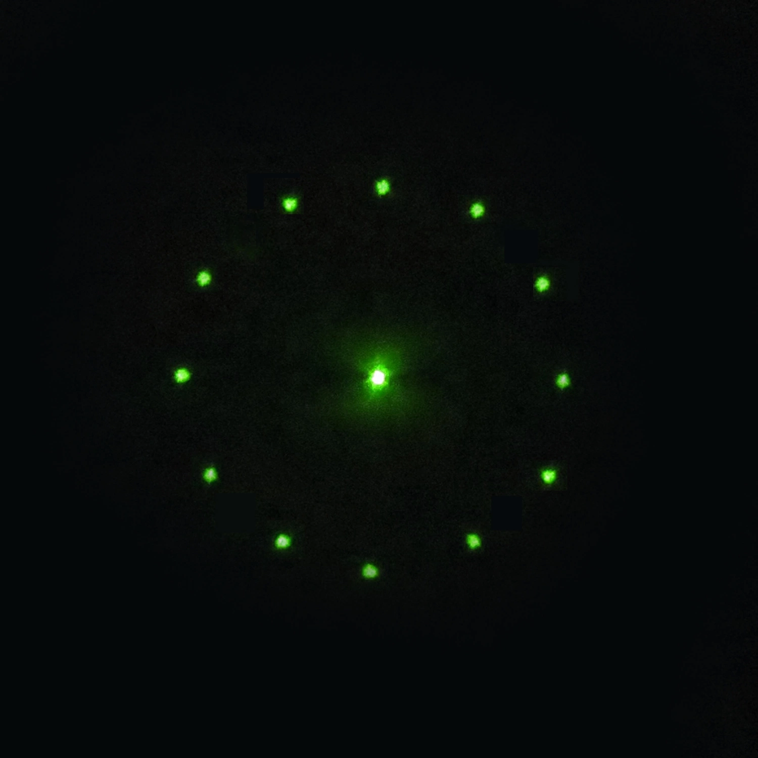 Indicative Patterns for Light Diffraction Gratings Laser Collimating Lens