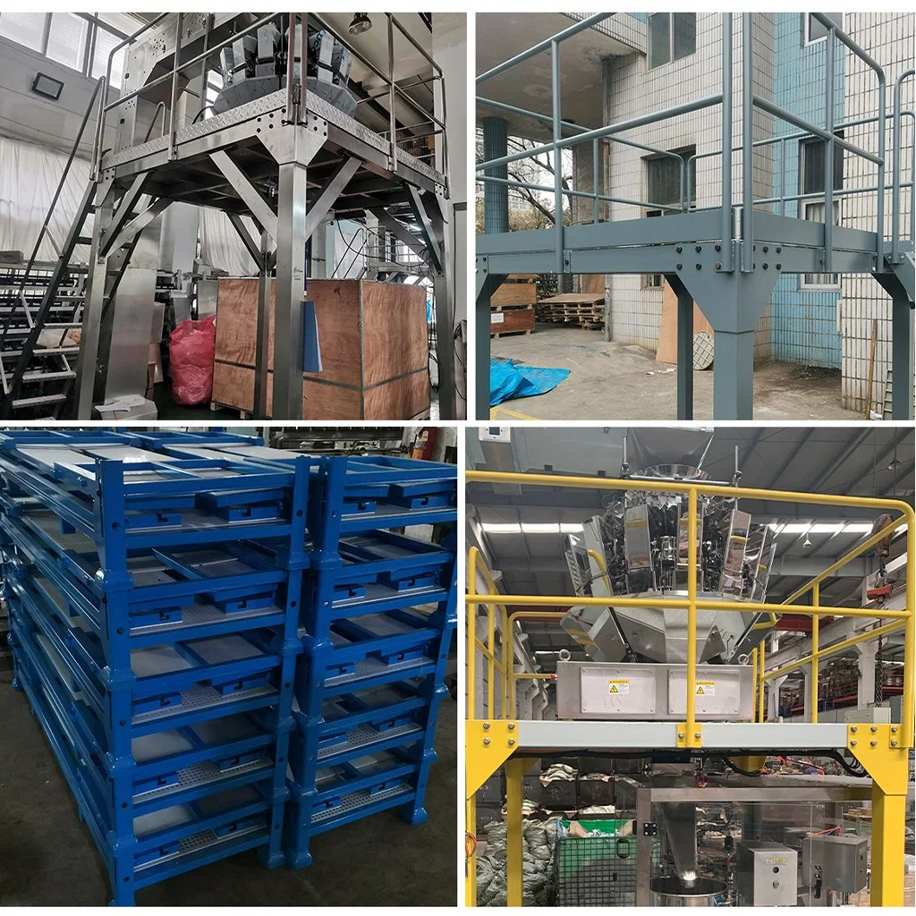 304 Stainless Steel Industry Working Platform for Supporting Linear Weigher/Multihead Weigher