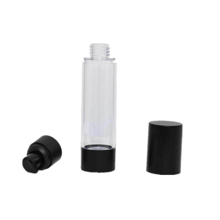 15ml 30ml 50ml Plastic Clear Airless Pump Cosmetic Bottle for Cosmetic Packaging