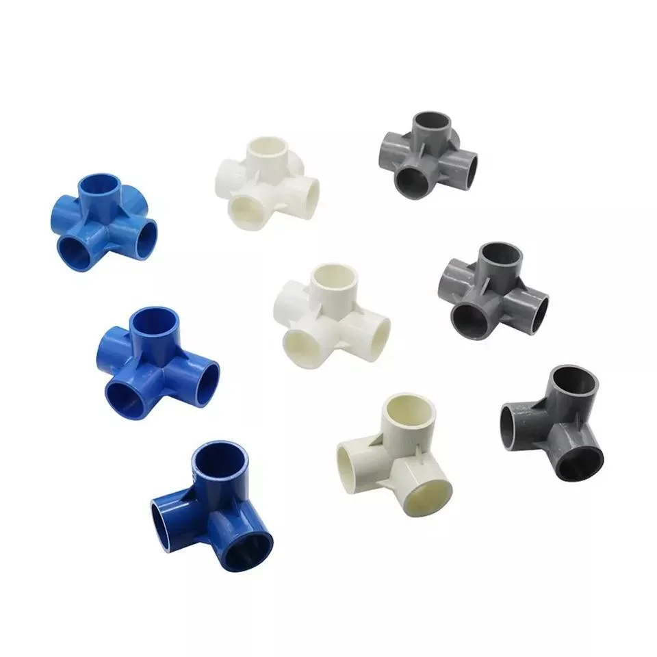 3 4 5 Way PVC Connectors 20mm 25mm 32mm PVC Pipe Joint DIY Water Pipe Fittings Tube Connector