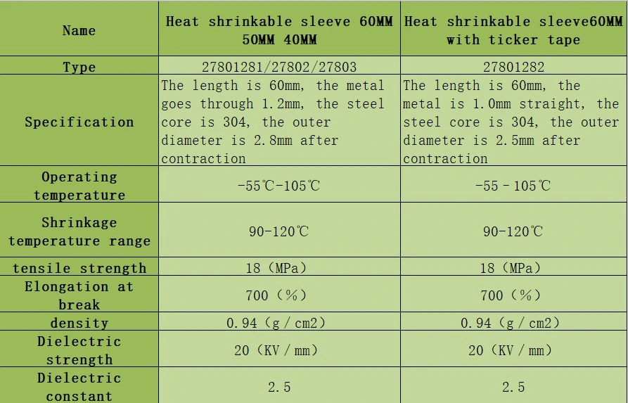 Gcabling Polyester Heat Shrink Tube Custom Heat Shrink Tube