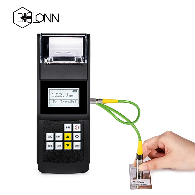 Professional Industrial Coating Meter Fe&Nfe Metal Coating Thickness Gaugetester