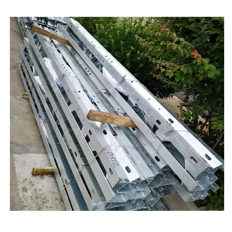 Electric Power Fitting Pole Line Hardware Terminating Strap Flat 500X76X10 Double Angle Tie Strap Terminal Strap Welding Mild Steel A43 Galvanized Cross Arm