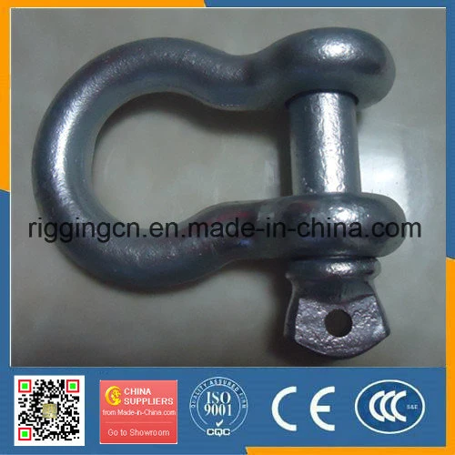 Galvanized EU Type Bow Screw Shackle