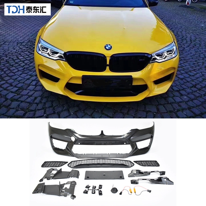 5 Series G30 G38 Upgrade to F90 M5 Style Body Kit with Bumper Head Light Rear Diffuser 5s G30 G38 M5 Auto Facelift Parts