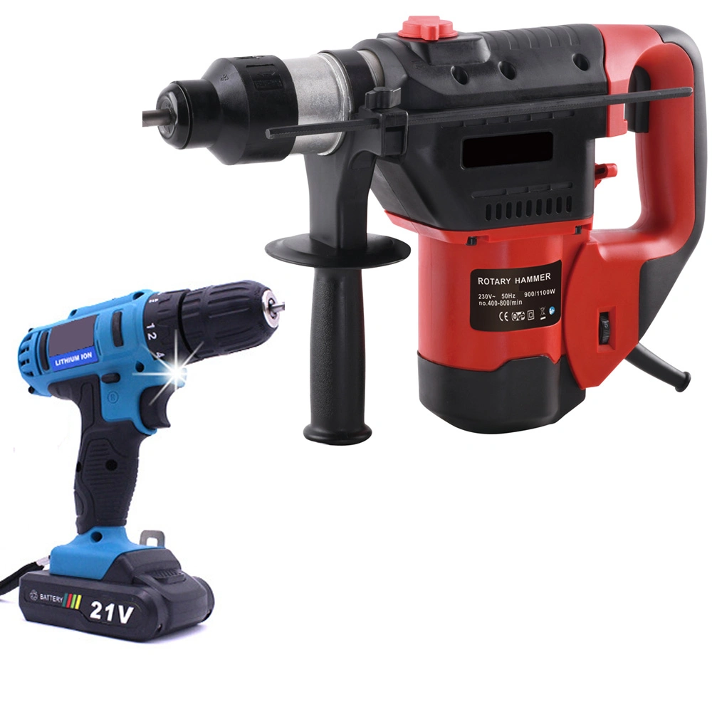 Electric Battery Power Tool Set Factory Cordless Rotary Hammer Drill